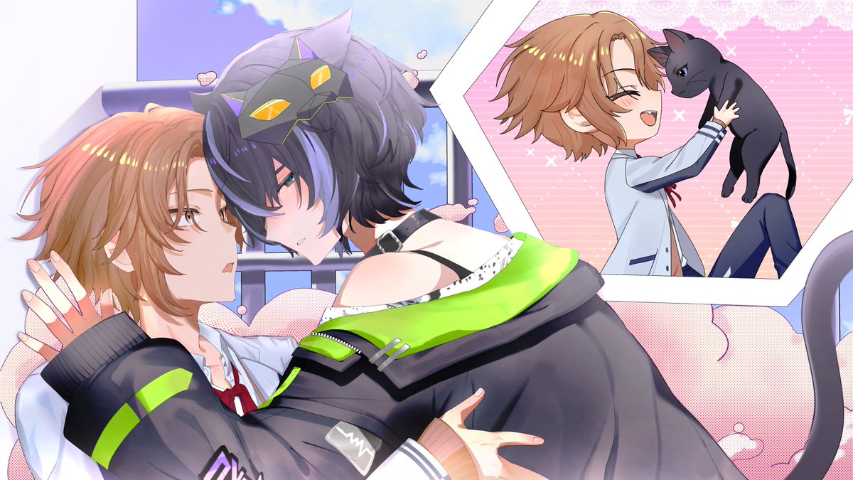 chirutomo's tweet photo. happy 7/6 (6/7) :3 everyone look at this kironanakiro i commissioned mokka oomf (@ily_sakuya) for recently ... thank youuu mokkaaa TTTT https://t.co/Th4csRwykY