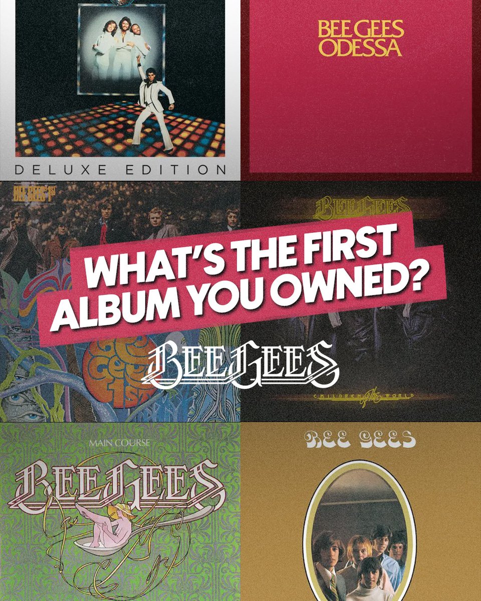 BeeGees's tweet photo. That first owned album is always life changing!✨ https://t.co/4EbBiALngT