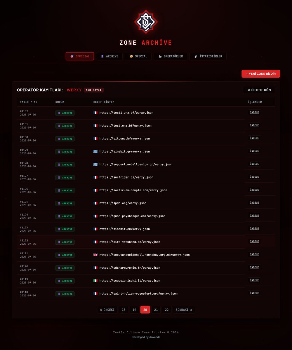 ankaredofficial's tweet photo. 🇵🇱🇺🇸🇬🇧🇫🇷🇬🇷🇵🇹🇮🇹🇨🇦🇮🇳🇳🇱🇪🇸
500x Website Hacked by Anka Red Team!

Forum Link: https://t.co/08gApYdwsD

Zone Links:
https://t.co/MUj5P3ZRLH

#AnkaTeam #TurkHackTeam #Hack #Deface #TurkishHacker

@DarkWebInformer @ido_cohen2 @DailyDarkWeb
@VECERTRadar @FalconFeedsio https://t.co/FR8Y0JqykZ