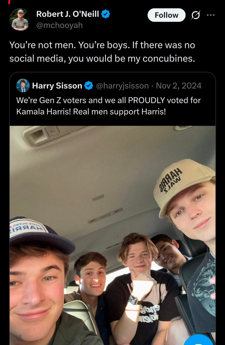 NorthsideWhales's tweet photo. @Baloney_and @PaliNewsNetwork @mchooyah Yeah! Would a pussy threaten to have sex with all these young boys? https://t.co/tHIuQUv18z