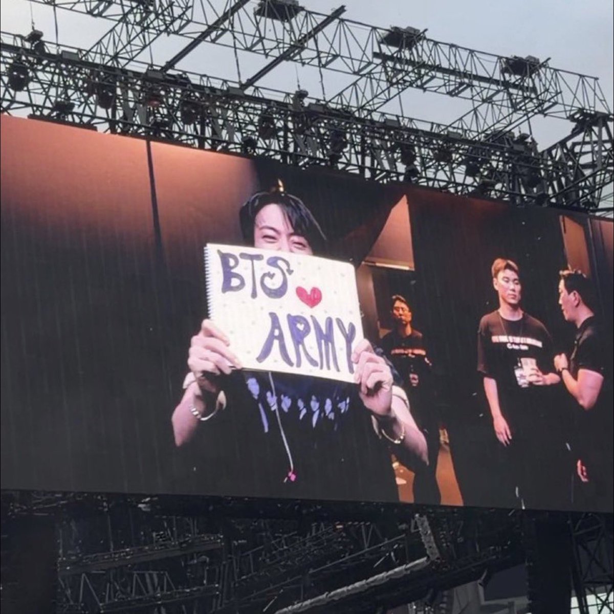 seokaven's tweet photo. thinking about how the tour would’ve been over by now if seokjin hadn’t suggested extending it so bts could meet more armys we genuinely don’t deserve him :( https://t.co/g5jXlr7SIa