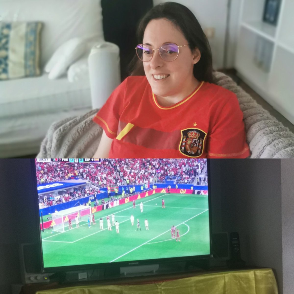Nerea_Ibr's tweet photo. Vamos #España🇪🇦 vamos a por ellos. #Lunes #6 #Julio #2026 Mundial2026⚽ Valladolid😉 Verano2026 🌞⛱️🌊 https://t.co/KUfDUpRcfR