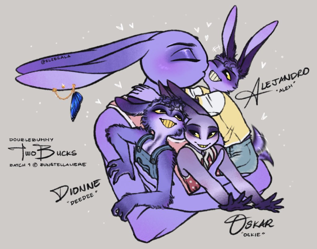 eljesala's tweet photo. DA BEBES๐คฒ๐ฝ๐
#doublebunny #twobucks batch 1 designs by @Bunstellamere
#tgbe x #tsvd https://t.co/7ZR8Iivv3H