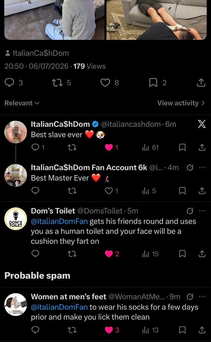 SockVideoTrade's tweet photo. @BestSockMasters @italiancashdom The ideas are already coming in 🙏🙏🙏 https://t.co/LvKuchknbQ