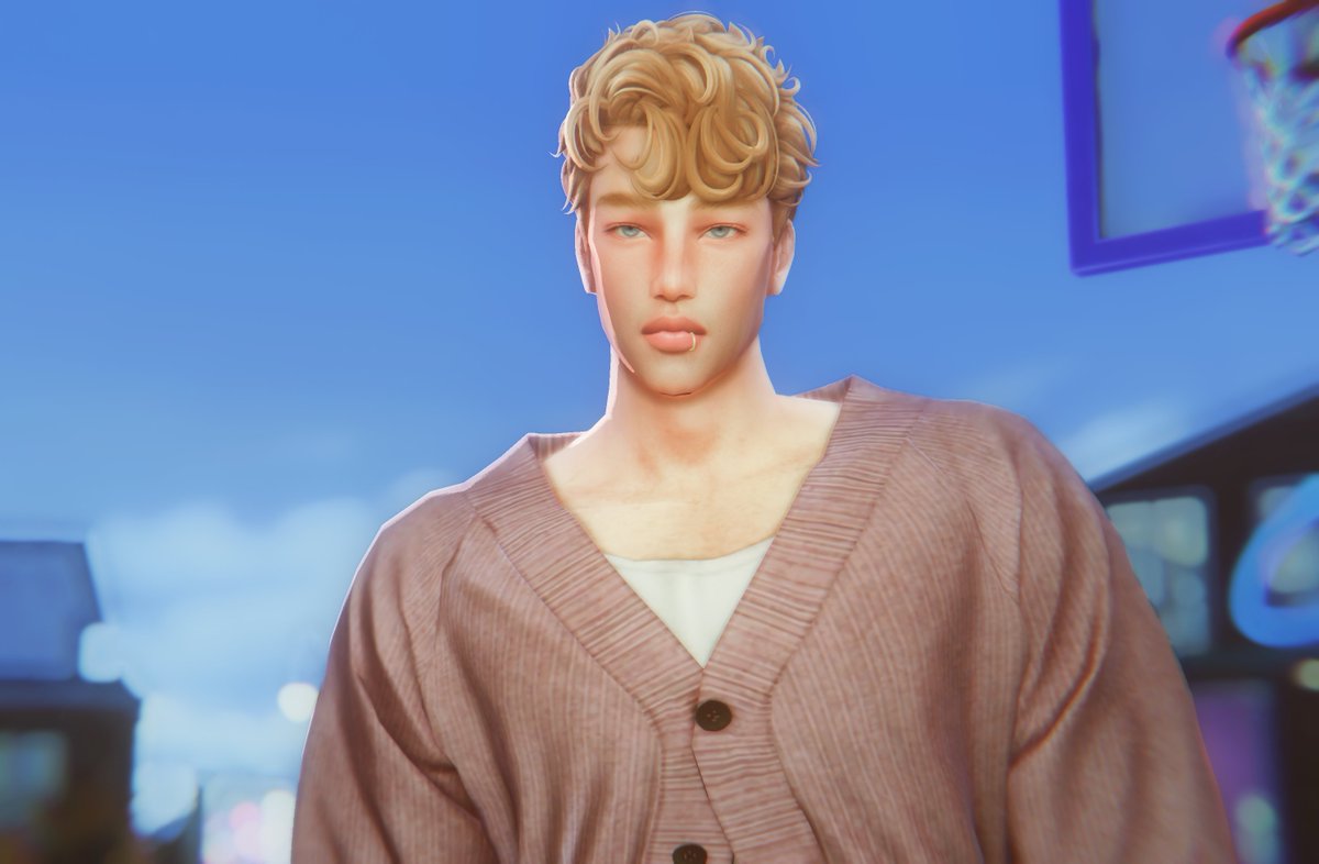 eunaren's tweet photo. trying to look all serious, but he's a cutie 

#showusyoursims https://t.co/8b3V3b6Lls