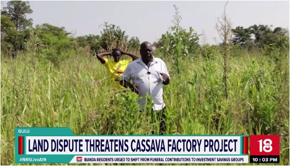 nbstv's tweet photo. A land dispute in Acholibur sub-county in Pader District is threatening to stall a multi-billion-shilling cassava factory project expected to transform livelihoods and boost agricultural production in Northern Uganda.

#NBSLiveAt9 #NBSUpdates https://t.co/q42f2kpbhj