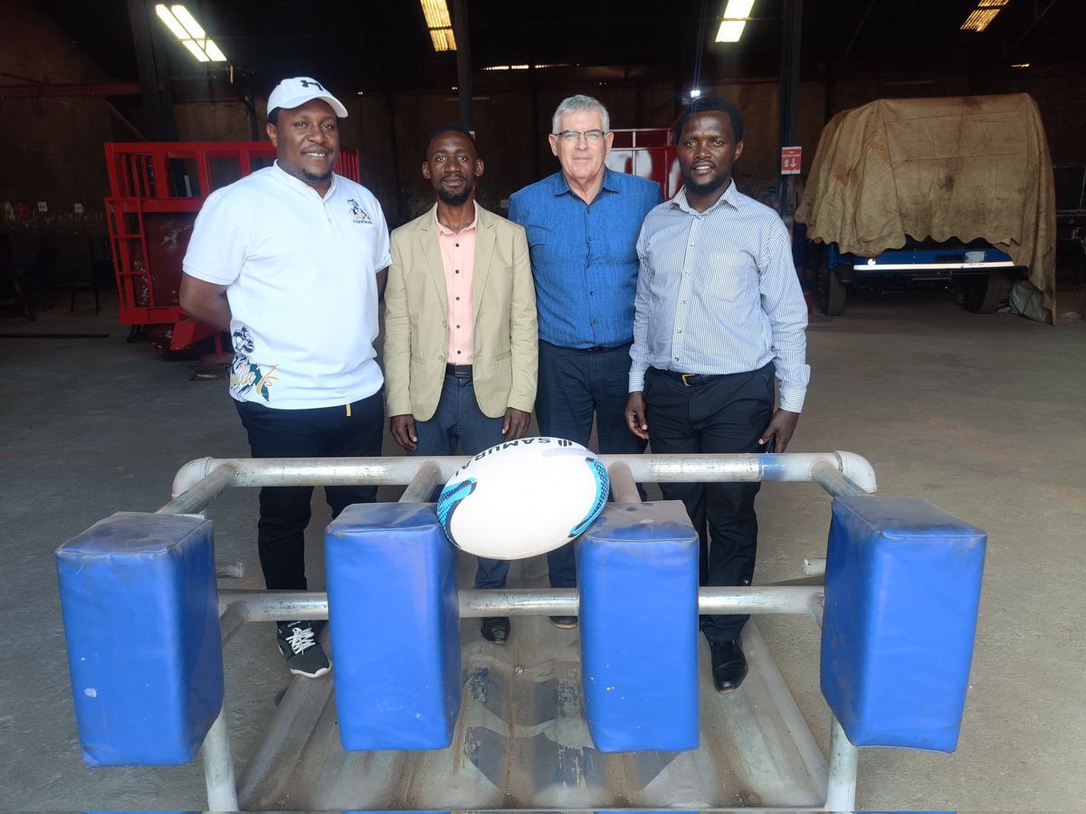 Gorilla7s_Kabal's tweet photo. @Engsol_UG today confirmed their strong relationship with Kigezi Rugby Association through their 1st project well delivered at their 5th Street (industrial Area Park) based home with many more to come https://t.co/1DGMCQr9Un