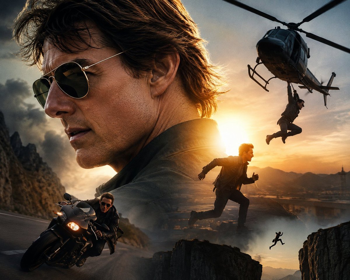 Timothy71967285's tweet photo. Most actors play action heroes. Tom Cruise became one.

He doesn't just star in impossible missions, he lives them, performing stunts that leave audiences wondering, "How is he still doing this?"

Hollywood has changed for decades. Tom Cruise is still the benchmark. 🎬 https://t.co/uENms89c9v