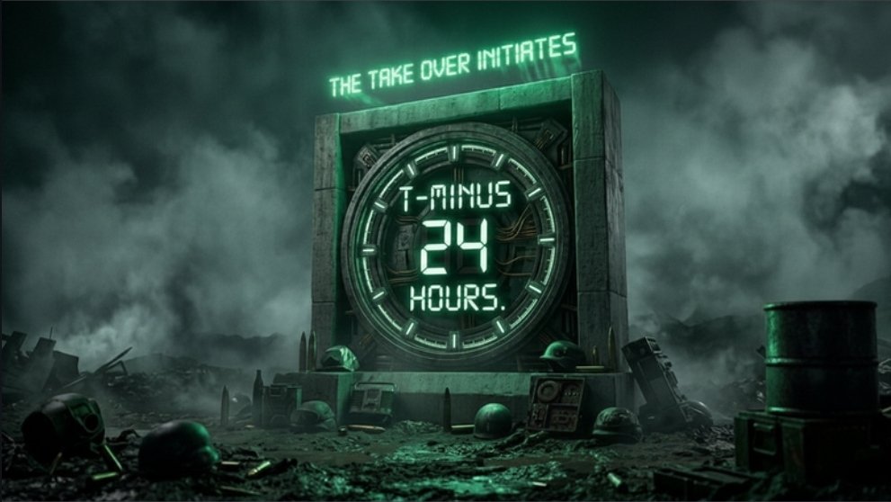 AlmalikyI's tweet photo. T-Minus and ticking. The logic checks are complete, the gantry is cleared, and the countdown protocol is active. Position your entries. ⏳⚡️

The trenches don't sleep when ascension is initiated. Clock is ticking. Are you positioned or are you watching?
#trenchmaxxer https://t.co/mZGigmJBN9