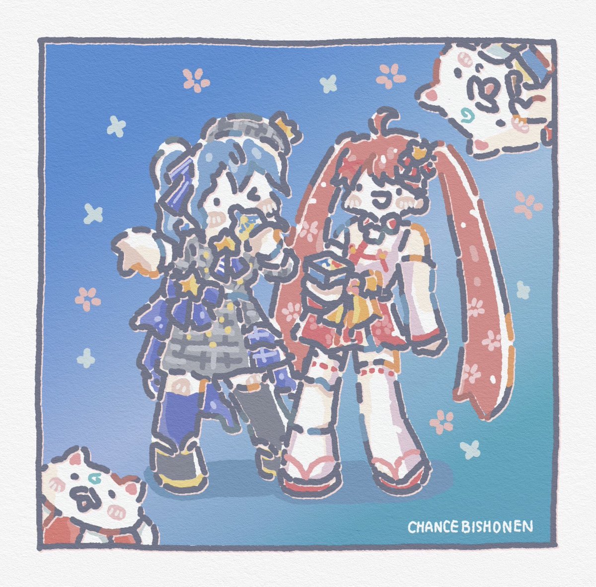 ChanceBishonen's tweet photo. 雖然明顯知道是辣個女人⋯但我的話果然還是要畫這個才對吧？🌸☄️

#みこめっと 
#miko_Art 
#ほしまちぎゃらりー https://t.co/Z3mjat3p1d