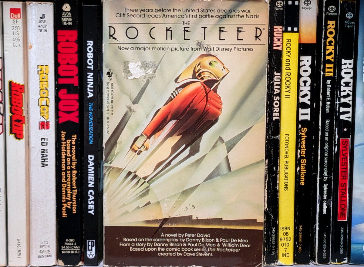 TiedInFilm's tweet photo. THE ROCKETEER 
Written by Peter David https://t.co/EFgcpSiWTZ