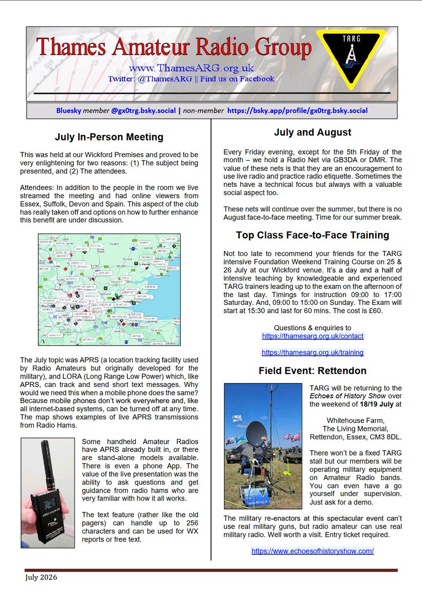 ThamesARG's tweet photo. See our latest newsletter https://t.co/m11QtU14Be