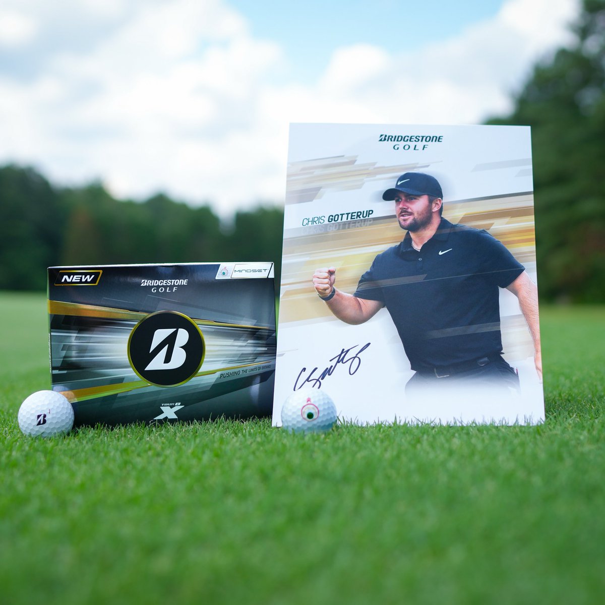 bridgestonegolf's tweet photo. 🏆🏆🏆 THREE WINS. ONE INCREDIBLE SEASON.
To celebrate Chris Gotterup’s amazing season, we’re giving away 3 prize packs!
To enter:
🔥 REPOST
🔥 FOLLOW @BridgestoneGolf
🔥 COMMENT & tag 3 friends
Each winner gets:
🏌️ TOUR B X MindSet golf balls
✍️ An autographed Chris Gotterup photo
