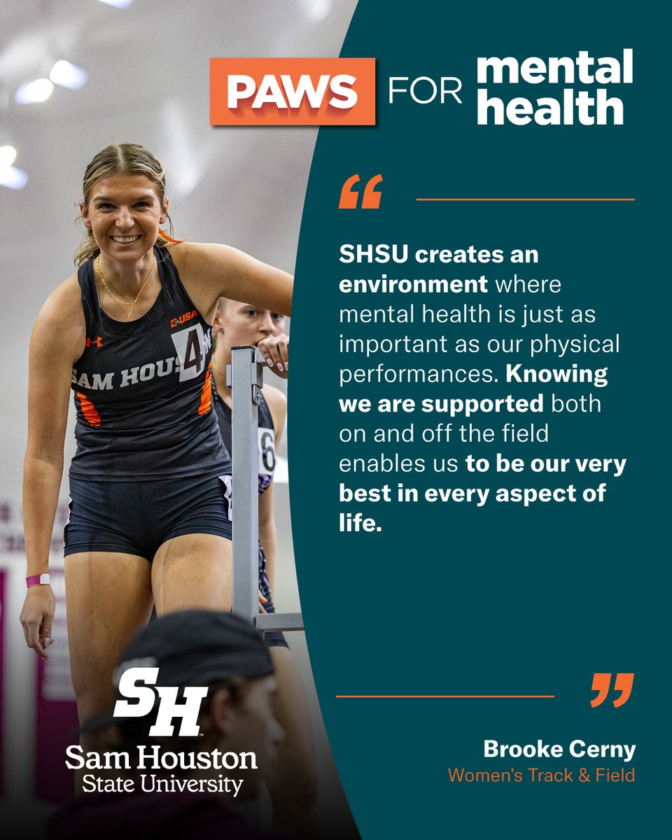 SamHoustonState's tweet photo. You know what time it is, it's PAWS for Mental Health time 🐾 

#PAWSForMentalHealth | #MentalHealthMatters https://t.co/12hIRMBTlV