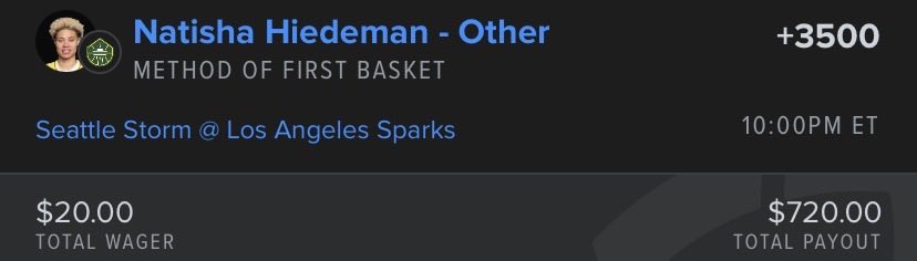First Basket Bets tweet media