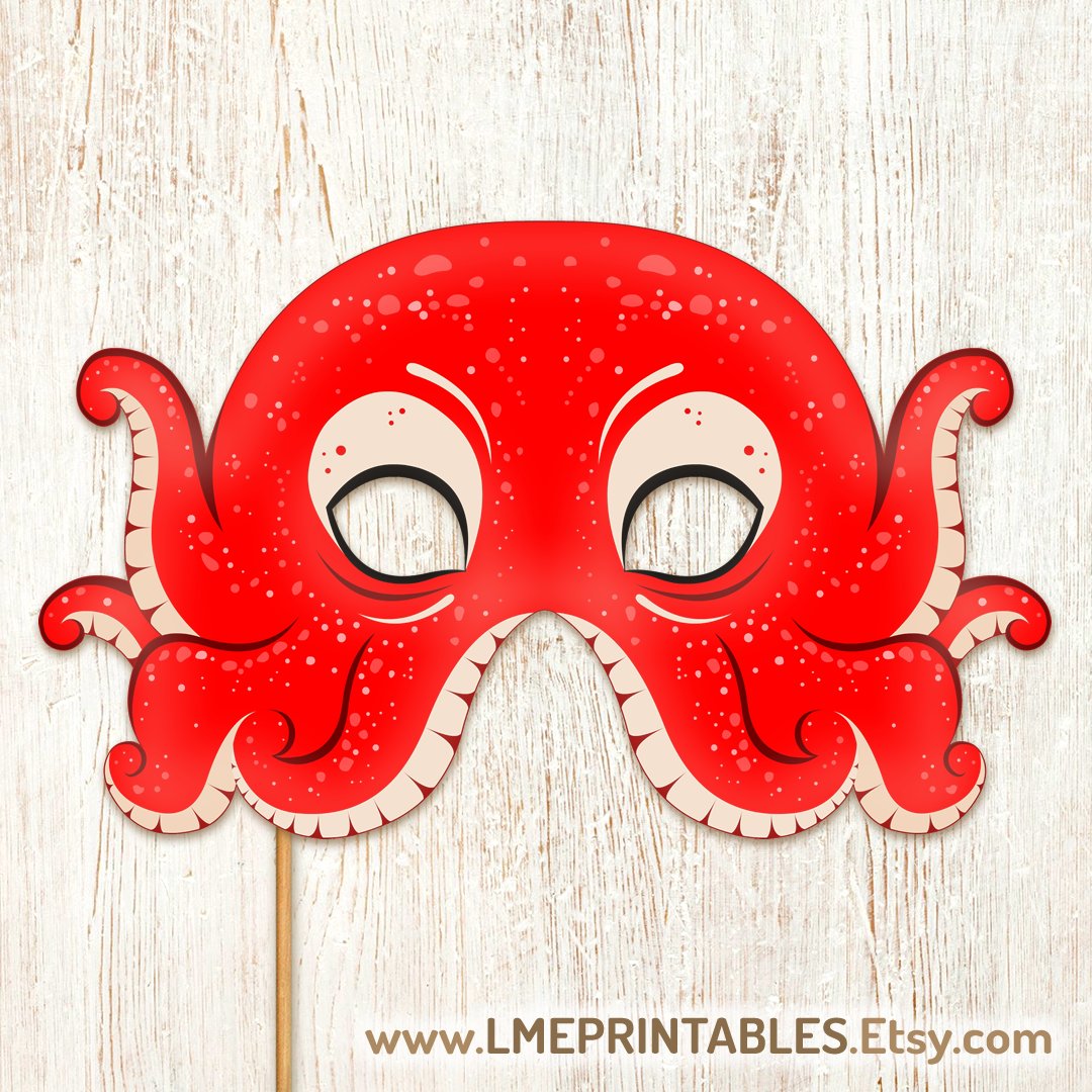 lmeprintables's tweet photo. Red Octopus Mask Printable Costume Halloween Squid Animal Ocean Pool Party Favor Sea Monster Carnival Acuatic School Activity DIY Kid Adult https://t.co/dq4lVnRBjl via @Etsy #redoctopusmask #seaanimalmasks #poolpartymasks #familypartymask #summerwithkids #schoolcrafts #papermasks https://t.co/THuBcbAOoI