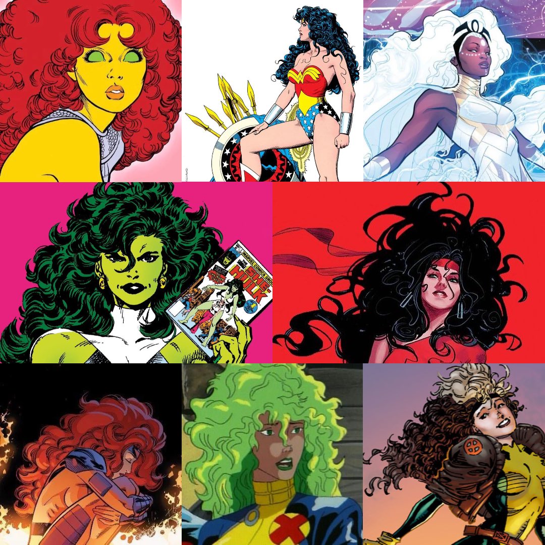 TeeCeeComics's tweet photo. Super heroines with curly hair will always be peak https://t.co/jOENJkhRmB