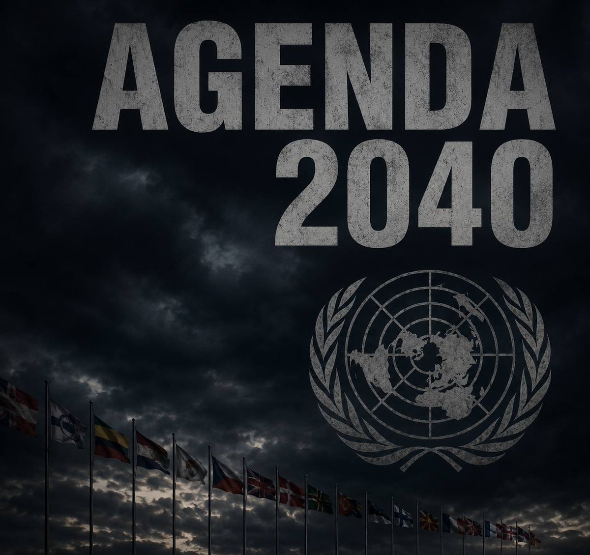 langen_marcel's tweet photo. NEW WORLD ORDER Agenda 2040 Mission Goals:

-ONE WORLD GOVERNMENT
-END OF NATIONS
-ONE WORLD ARMY
-ONE WORLD POLICE FORCE
-END OF FAMILY UNIT
-ONE WORLD CENTRAL BANK 
-ONE WORLD CASHLESS CURRENCY 
-END OF ALL PRIVATE PROPERTY
-WORLD DEPOPULATION AND FERTILITY CONTROL https://t.co/W37e5EjA9E