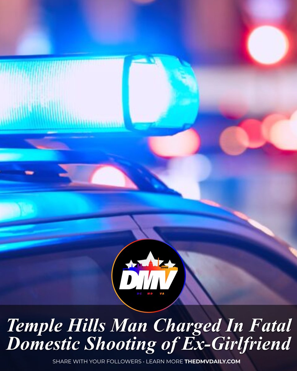 TheDMVDaily's tweet photo. A Temple Hills man has been charged with murder after police say he fatally shot his former girlfriend in Capitol Heights before turning himself in.

According to Prince George’s County Police, 31-year-old Terrence Penn Jr. is charged with first- and second-degree murder in the death of 31-year-old Dakota Keys.

Officers responded to the 1900 block of Brooks Drive around 10:10 p.m. on July 4, where they found Keys inside a vehicle suffering from gunshot wounds. She was pronounced dead at the scene.

Investigators say the shooting was domestic-related. Penn allegedly fled before surrendering to police a short time later and is being held without bond as the investigation continues.