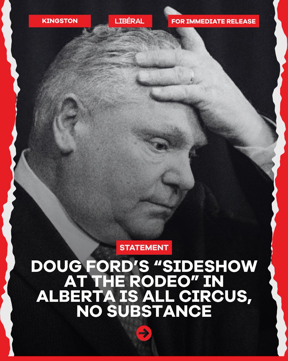 OntLiberal's tweet photo. Today, Doug Ford announced a pipeline route before finishing the feasibility study, before Indigenous consultations were complete, and before Manitoba is even on board.

A pipeline plan with no financial analysis, business case, or clear path forward is just a pipe dream.

#onpoli