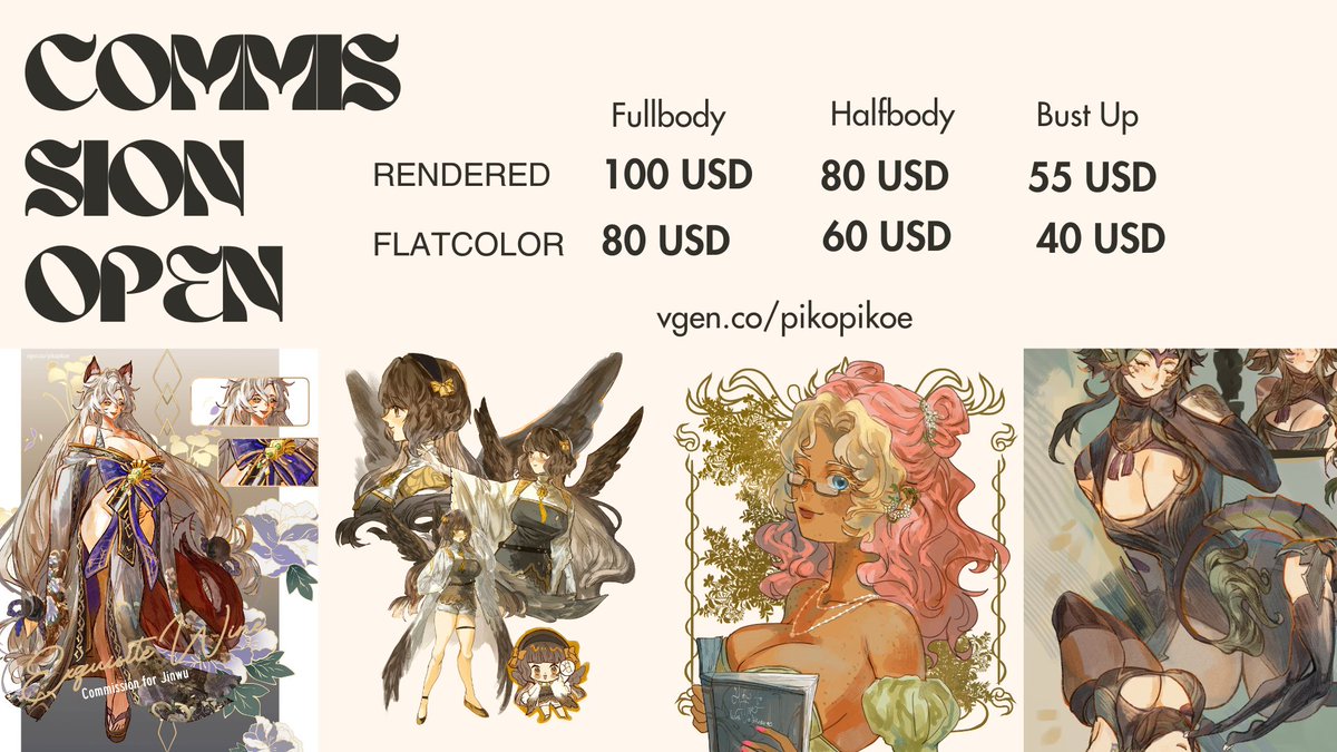 pikopikoe's tweet photo. COMMISSION OPEN  

I open for this menu and so many others on my vgen, so check it out! ☀️https://t.co/bLP59kxqea 

RTs are very appreciated~ I need money for daily stuff and bills ! https://t.co/avw0p4nINN