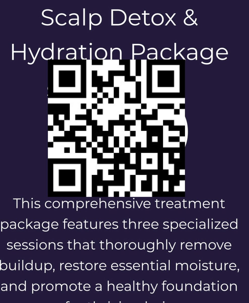 LOOKatDANNI's tweet photo. Give your scalp the ultimate reset with our exclusive Scalp Detox and Hydration Package
This comprehensive treatment features three specialized sessions that thoroughly remove buildup, restore essential moisture, and promote a healthy foundation for thriving hair. https://t.co/zKZCkBRTFB