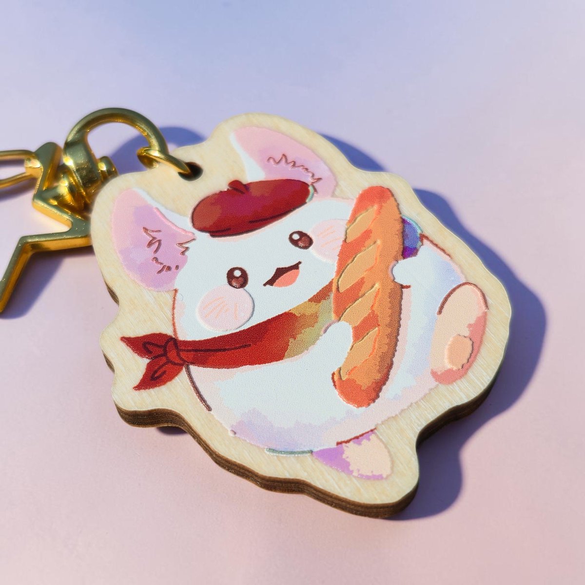 KatoKathy's tweet photo. Peekaboo emboss wooden charm 🥖

#TokyoDebunker https://t.co/OOjCJOZiAS
