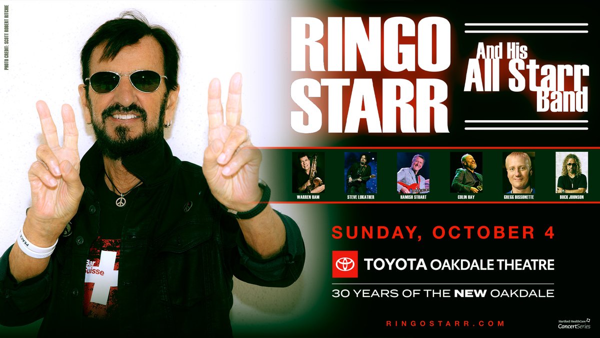 991PLRFM's tweet photo. Ringo Starr and his All-Star Band comes to Toyota
Oakdale Theatre on Sunday, October 4th.  Tickets are on sale at https://t.co/sZzq8SEPZF

Listen to @ChazandAJ to win tickets! https://t.co/mI4pf8mays
