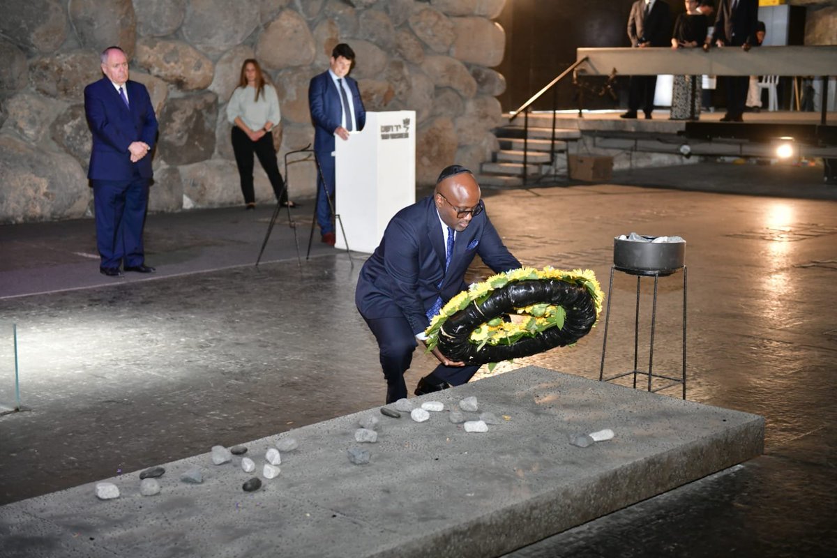 IsraelinRwanda's tweet photo. A historic visit strengthening #Israel–#Rwanda partnership. 🇮🇱🇷🇼

Rwanda's Minister of Foreign Affairs and International Cooperation, @onduhungirehe , began his official visit in Israel with a tour of the Old City of Jerusalem, experiencing the heart of Israel's history, heritage, and faith.

The Minister also visited @yadvashem , Israel's World Holocaust Remembrance Center, where he met with Chairman @dandayan . The visit reflected the shared commitment of Israel and Rwanda to preserving the memory of the Holocaust and the Genocide against the Tutsi, educating future generations, and ensuring that the lessons of history continue to inspire resilience and humanity.

Later today, Minister Nduhungirehe was received by Israel's Minister of Foreign Affairs, @gidonsaar . Their productive discussions culminated in the signing of new agreements to expand cooperation in education, innovation, development, and capacity building—further strengthening the growing partnership between Israel and Rwanda and our shared vision for a more prosperous future.

@RwandaMFA
@RwandaIsrael