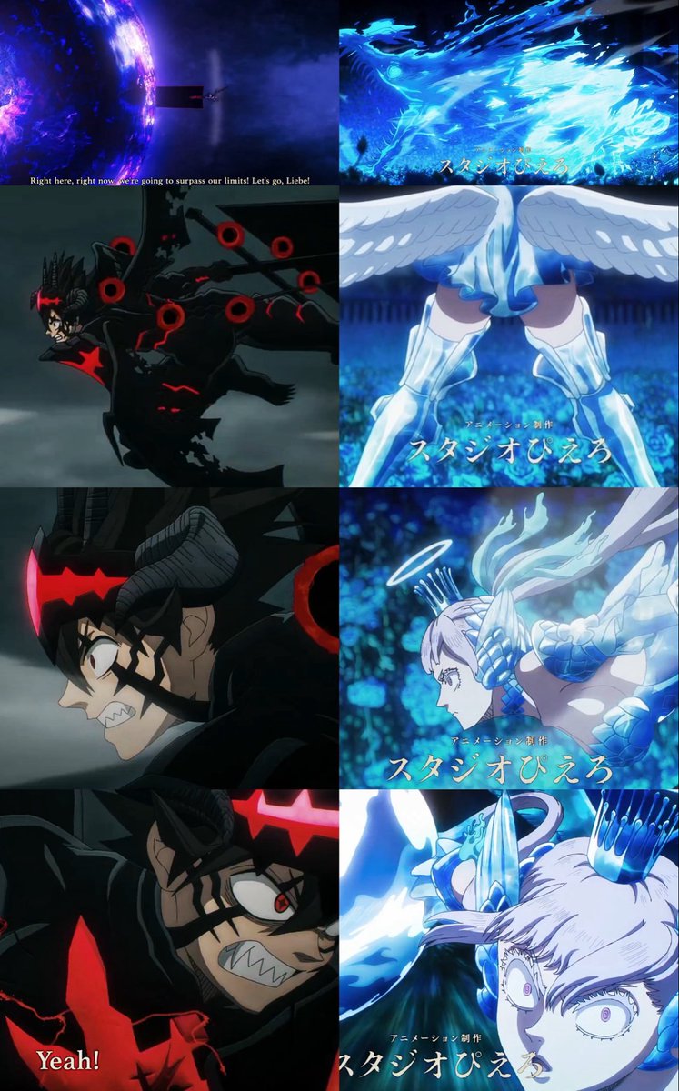 unnu0_'s tweet photo. This duo is going to drive everyone crazy  🪽🖤

#BlackClover https://t.co/kQdbs6eUyL