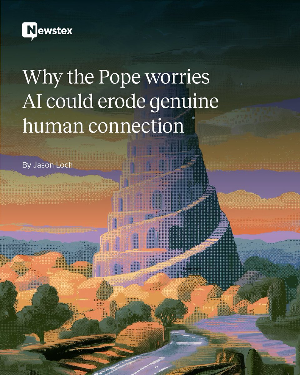 newstex's tweet photo. Pope Leo XIV's first encyclical, Magnifica Humanitas, echoes Leo XIII's 1891 Rerum Novarum, applying its worker dignity framework to the AI age.

The Pope warns AI lacks moral conscience, lived experience, and genuine accountability for consequences.

His deeper concern: sycophantic AI could erode people's desire for genuine human connection. He calls for robust legal frameworks, independent oversight, and developer accountability rather than abstract ethical invocations alone.

https://t.co/l0jmASSRtg