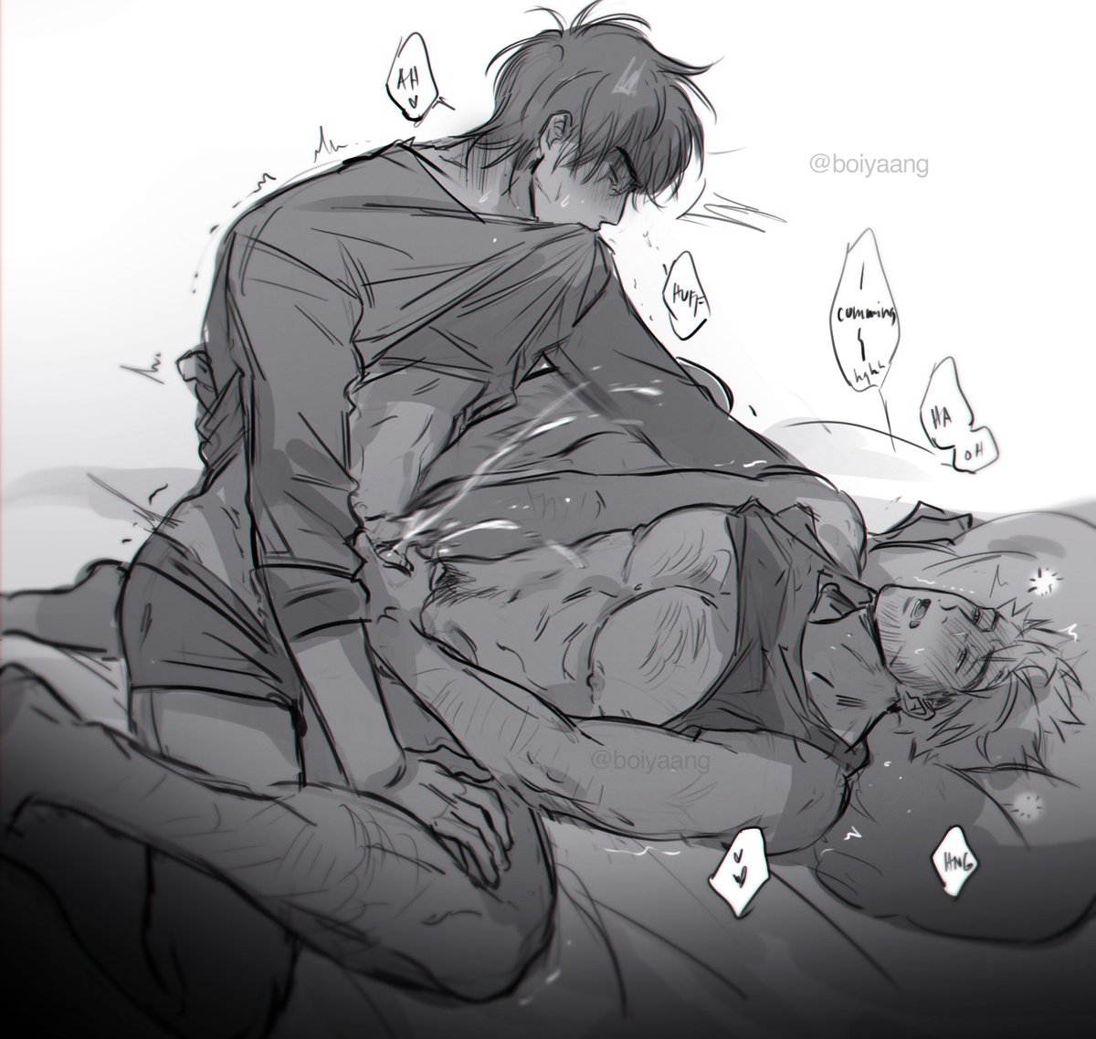 Boiyaang's tweet photo. [BL OC- Adrian x Dennis] NSFW 🔞
Helping each other out (idk what else to put in the caption lol) https://t.co/TrTWghGruR