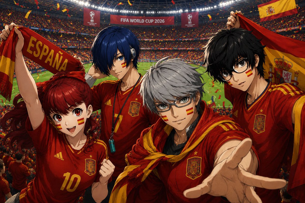 _katcatua_'s tweet photo. Mi humilde aportación al partido de hoy, Persona versión FIFA SIUUU🇪🇸🇵🇹 https://t.co/itTVpehPtW