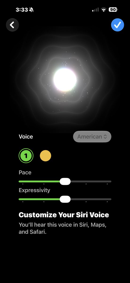 TheFixDesk's tweet photo. 🍎 Apple of the Day

Siri’s new voice customization is now live in iOS 27 beta 3 👀

Previously marked as “Coming Soon,” you can now adjust Siri’s pace and expressivity to make the voice feel more personal.

The new Siri experience keeps getting closer 🚀

#Apple #Siri #NewSiri #iOS27 #AppleIntelligence
