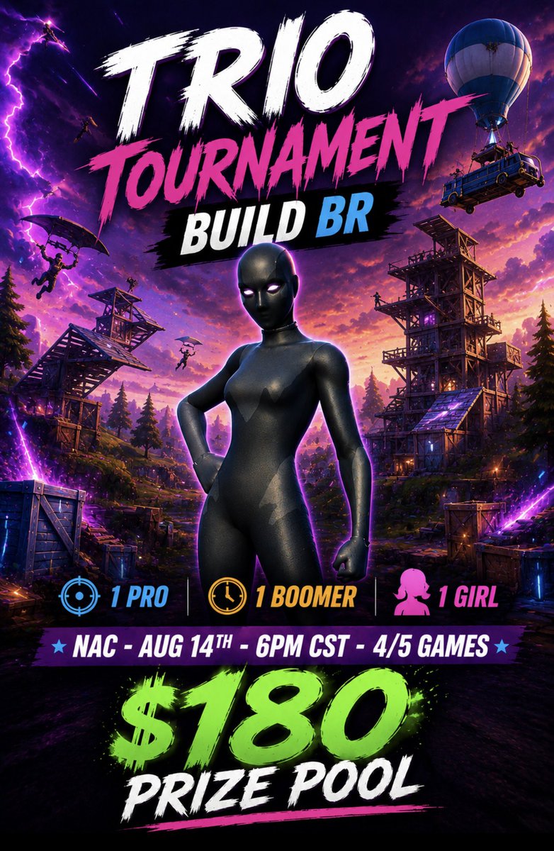 iCandyFN's tweet photo. Aug 14th
6pm CST
1 Pro
1 Boomer
1 Girl
NAC
If you would like a spot 💕 https://t.co/ypvxUmegI7