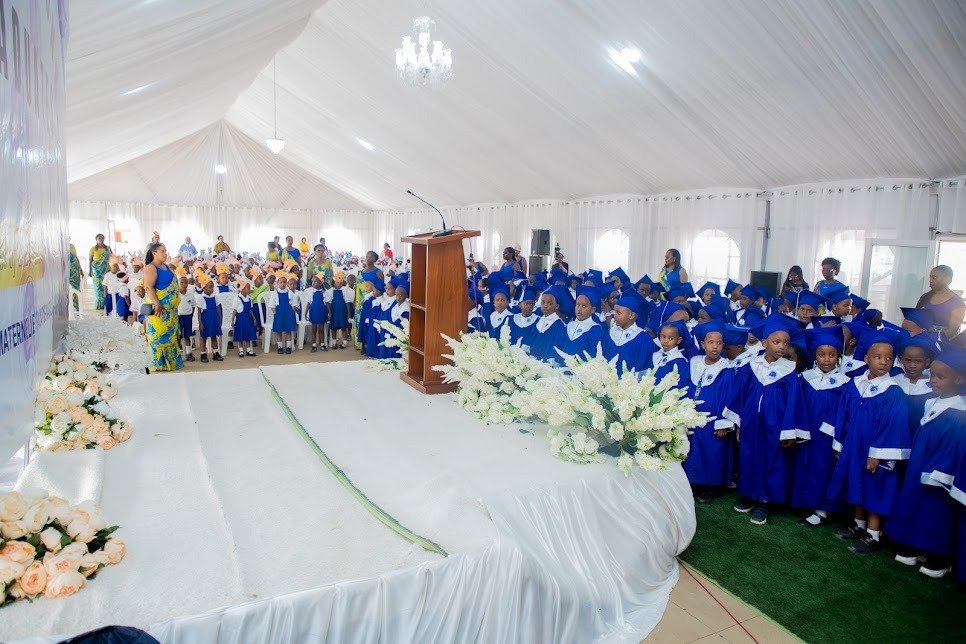 EcoleIgnace's tweet photo. 128 little stars graduated today! Ecole Maternelle Saint Ignace proudly marked its 5th graduation ceremony, celebrating children who are now ready to begin their primary school journey. https://t.co/e8WRmKYOPc