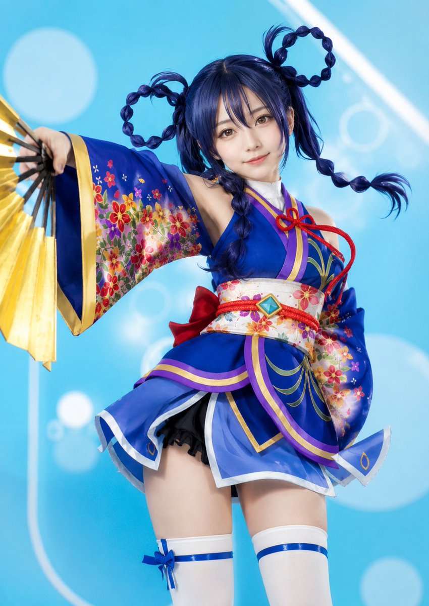 TJTOXgQkKH8973's tweet photo. 園田海未🏹
[ Angelic Angel 衣装Ver ]
言葉に出来ない可愛いらしい実写版❤️
#園田海未 #lovelive 
#AI生成 #AI実写化
実写画像←　　　　　→元の画像 https://t.co/67kU65OCed