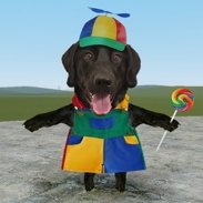 adamwlove's tweet photo. Look at this cool image I made of my dog https://t.co/fbs9BitKRW