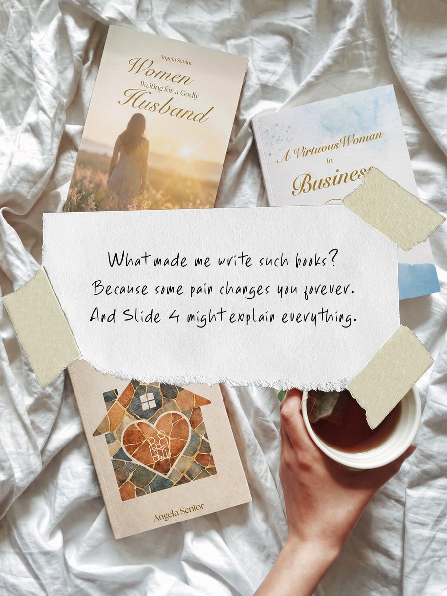 authorsenior's tweet photo. I actually write from survival, faith, motherhood, and healing, giving words to women who have carried too much for too long.

Get now: https://t.co/SesYwW4xyN

#AngelaSenior #WomensHealth  #booklover  #ChristianLiving  #FaithJourney  #Motherhood #inspirationalquotes  #carousel https://t.co/VprLvbDHpA