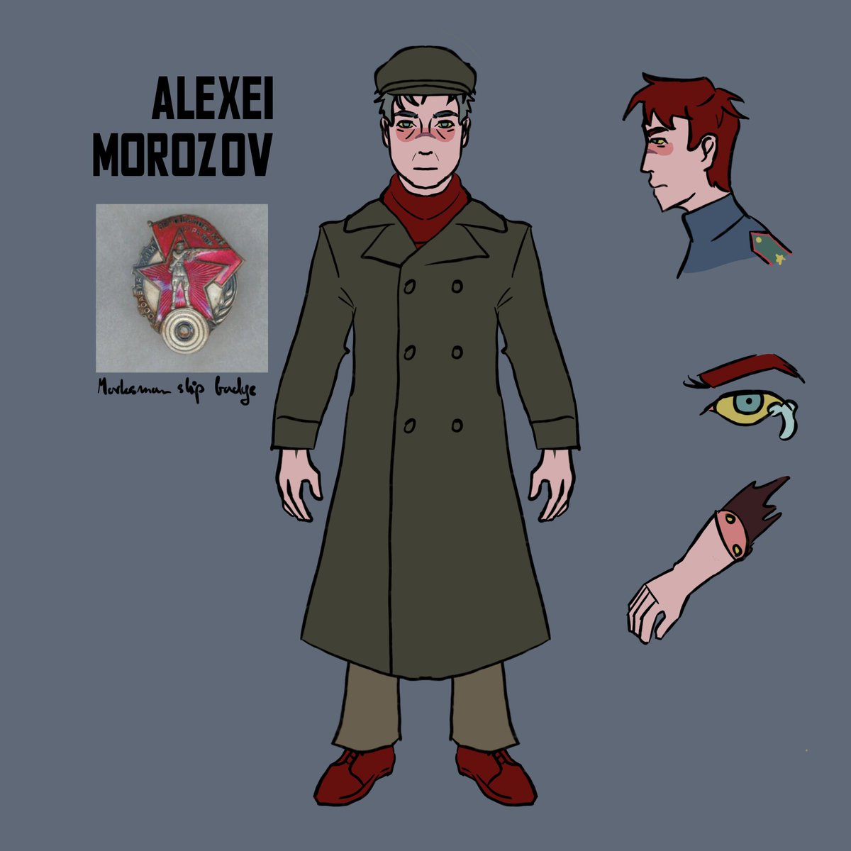 PastelRei1's tweet photo. Wanted to see what he looks like aged up (this would be him in the 1970s)

This is your sign to age up your oc

#art #oc #ocrefsheet #ibisPaintX #historicaloc https://t.co/2IuRE7WnS5