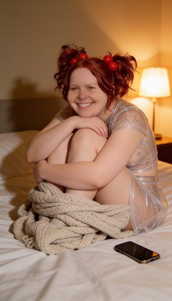 Lizzy1262629's tweet photo. Cozy night on the bed in my transparent star & heart PVC outfit! β¨π Cherry pigtails and a big smile β feeling cute and sparkly β¨
#ShinyPVC
#TransparentPVC #StarHeartOutfit #CherryPigtails #KawaiiStyle #GlossyFashion #BedroomVibes #AlternativeFashion #CuteOutfit #PVCSet #PlayfulLook #ShinyDress #KawaiiGirl #CozyNight #StarDetails #PastelFashion