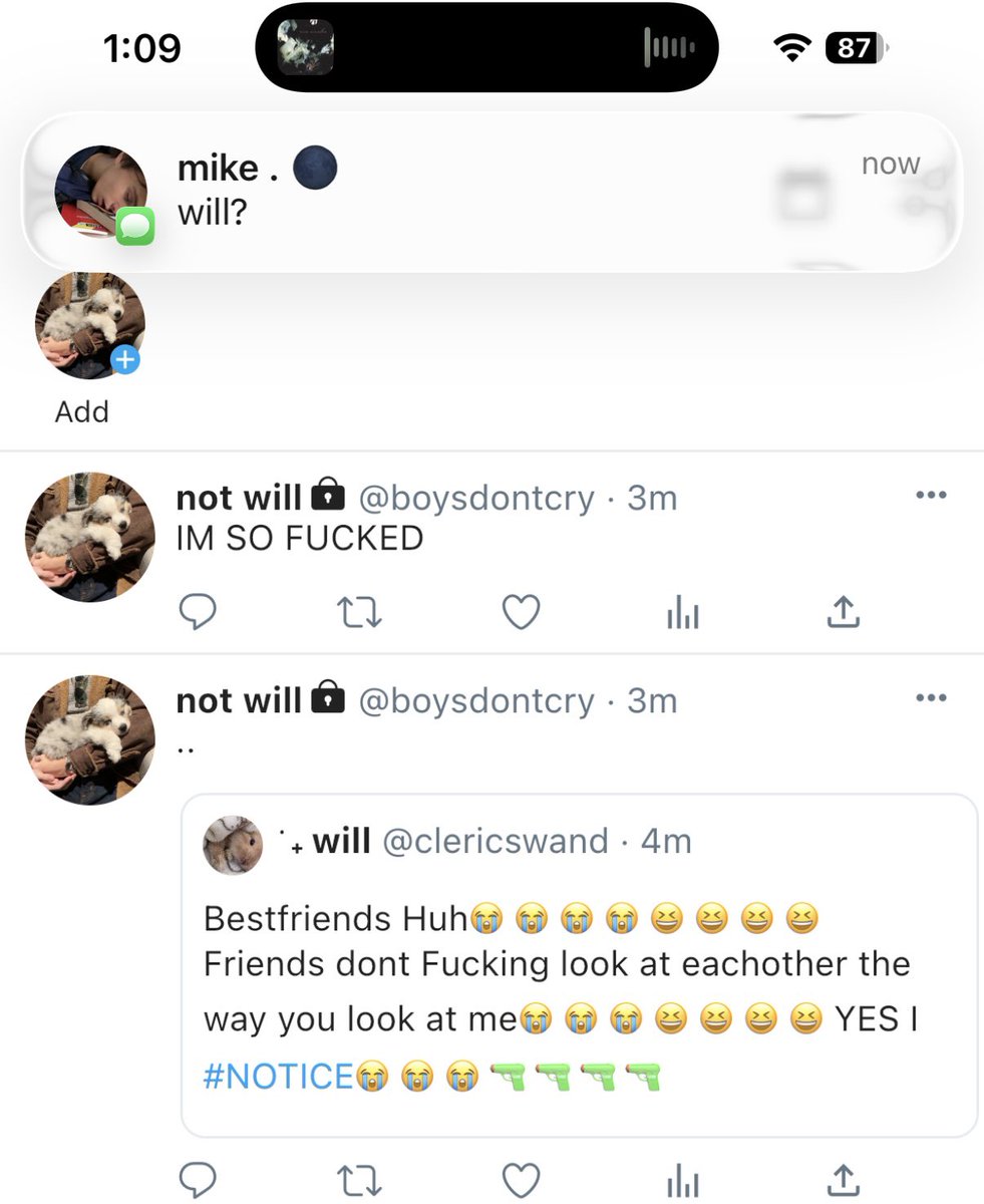cleradinluvbot's tweet photo. a mini #byler smau where will accidentally rants about mike on his main, and one thing leads to another . . 🪽💌 https://t.co/dFHYA7jHwQ