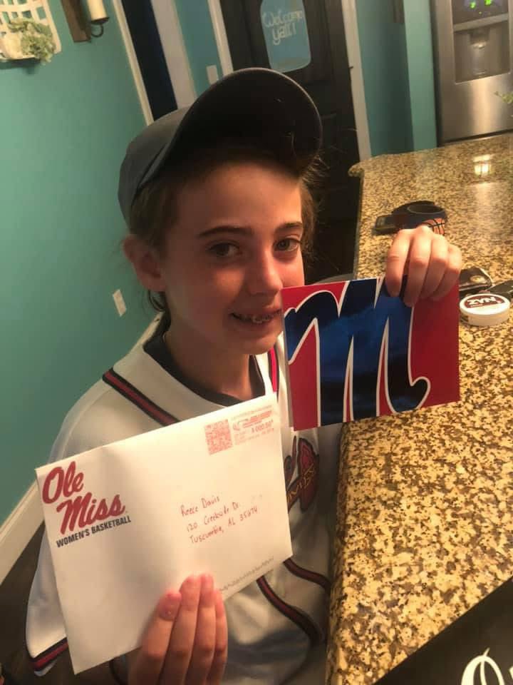 MrsKcWilliams's tweet photo. 10 years old and God knew! 
@ReeceDavis2027 @YolettMcCuin @OleMissWBB https://t.co/6yfynJV5mx
