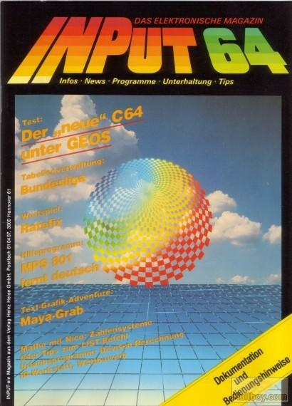 Retrojournal_de's tweet photo. 📰INPUT 64 6/87

GEOS, Tabellenkalkulation, Matrixdrucker, Text-Grafik-Adventures – und jede Menge Programme.

Das Cover mit der schwebenden Kugel ist ein echter Blickfang und fängt die Computerwelt der 80er perfekt ein.

Welche Erinnerungen verbindet ihr mit der #INPUT64?
#C64 https://t.co/k2XqB9mAk1