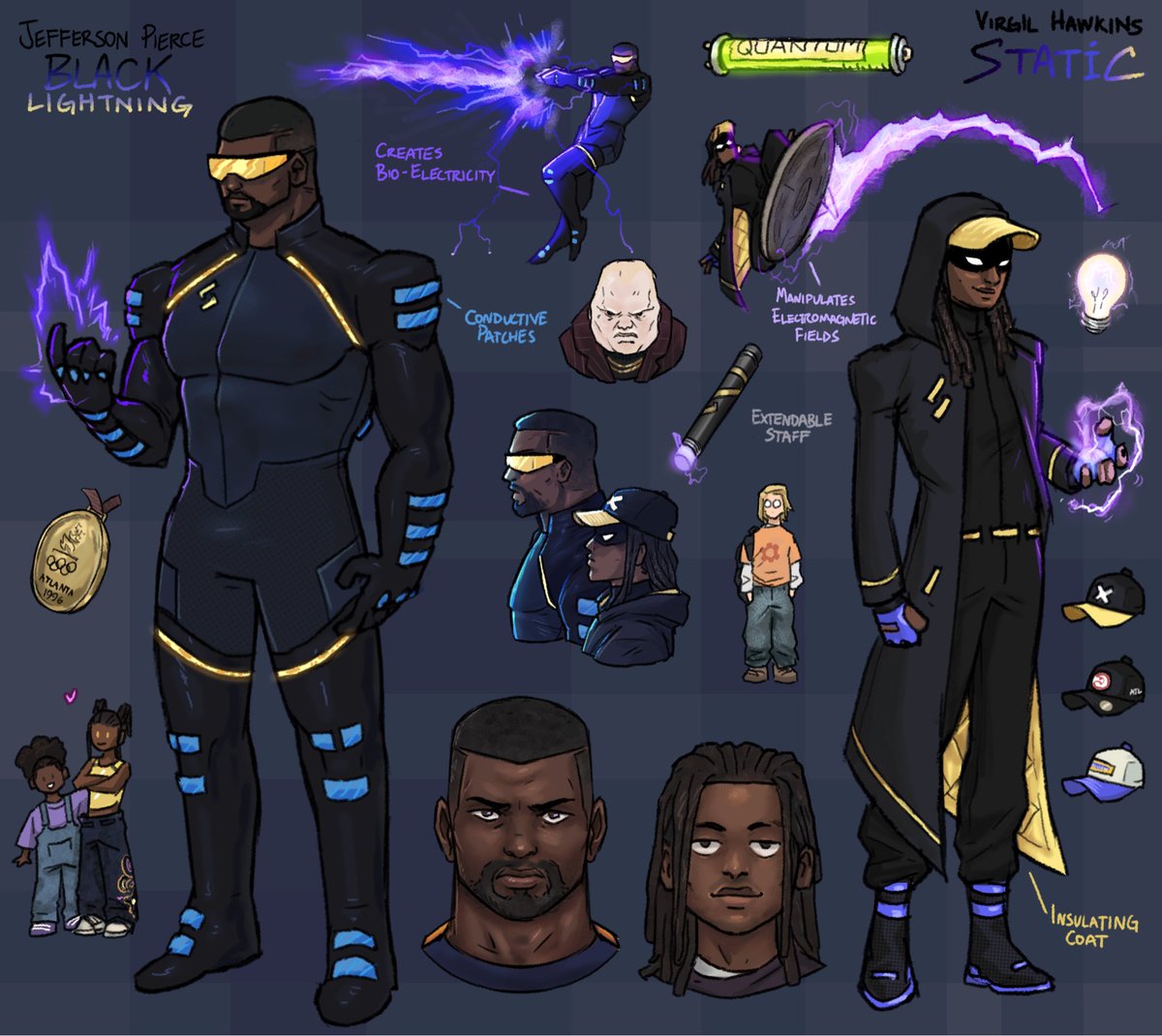 rodneymadness's tweet photo. vulcan and static shock https://t.co/iXRD8ibguF