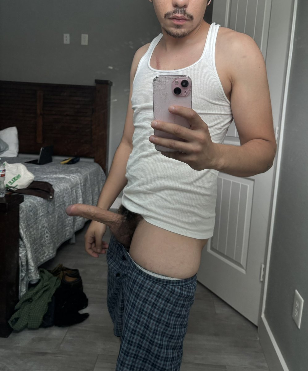 fakecigdad's tweet photo. Why do you keep staring at my dick bro? Keep staring and ima force feed you some of big bros uncut Mexican dick down your throat https://t.co/VM3GApTQAC