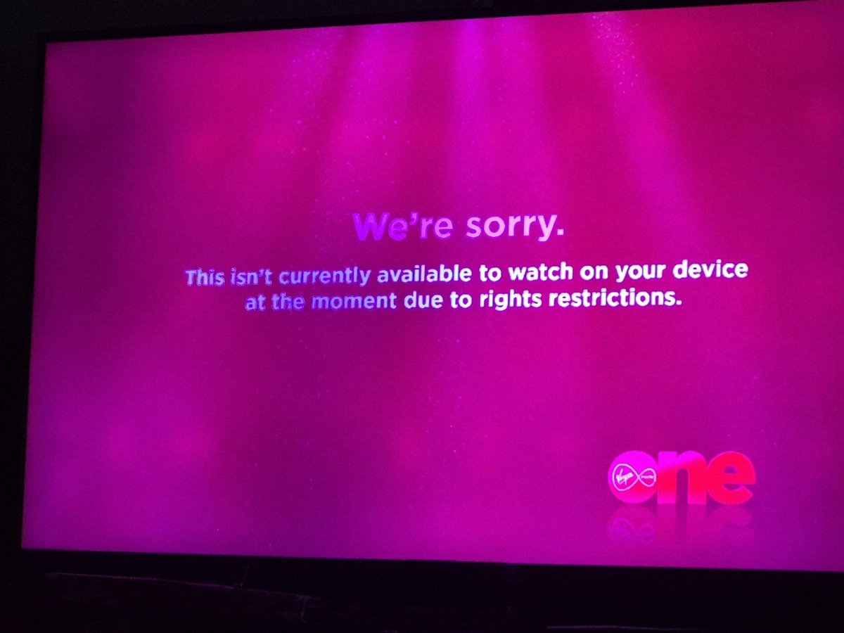 GerardMulligan3's tweet photo. @VirginMediaIE I live in Dublin and can't watch Gone on Sky Go. https://t.co/ECbnXAZhQh