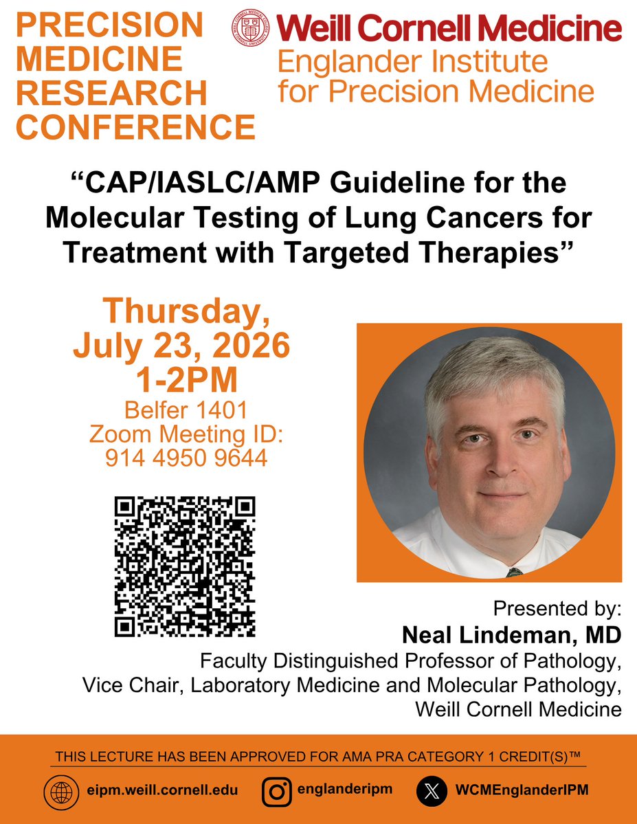 WCM Englander Institute for Precision Medicine tweet media