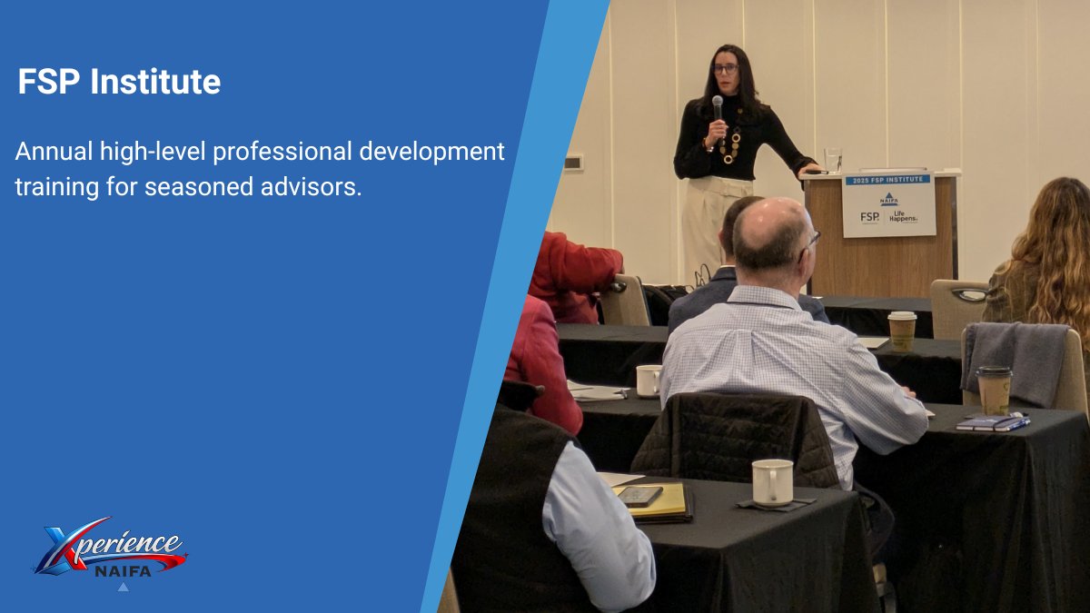 naifa_ar's tweet photo. Great advisors never stop learning. Through programs like FSP Institute, NAIFA members gain advanced insights, expert instruction, and practical strategies to better serve clients and grow their practice.
https://t.co/AAsElg49sd #ExperienceNAIFA #ProfessionalDevelopment https://t.co/P70dORMyyu