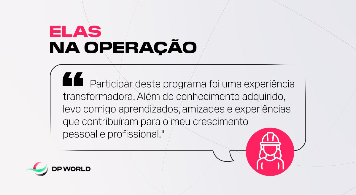 DPWorldBrazil's tweet photo. Criar oportunidades também é transformar trajetórias. 👷‍♀️💙

O programa Elas na Operação segue abrindo caminhos para ampliar a presença feminina no setor portuário, e o melhor resultado está no impacto gerado em cada participante. Confira nas imagens alguns dos feedbacks que recebemos.